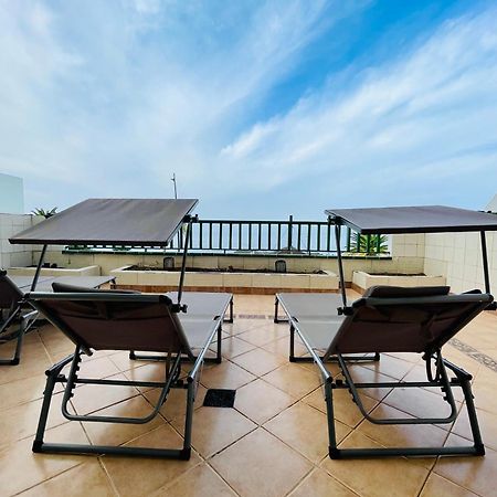 1St Line Sea View - Plaza Appartement Puerto de Santiago  Buitenkant foto